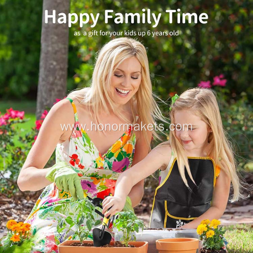 kids garden tools set for Girls Boys Children Toddler Gardening Set Outdoor Toys garden hand tool kit